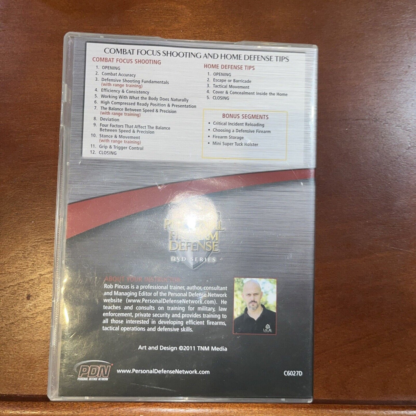 NRA Presents Combat Focus Shooting & Home Defense Tips PDN Personal Defense DVD