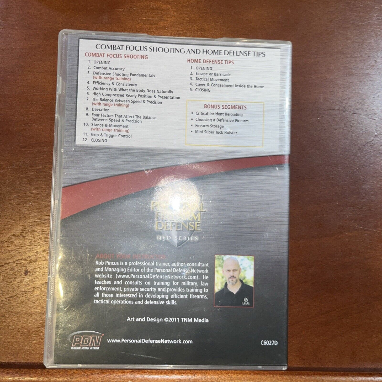 NRA Presents Combat Focus Shooting & Home Defense Tips PDN Personal Defense DVD