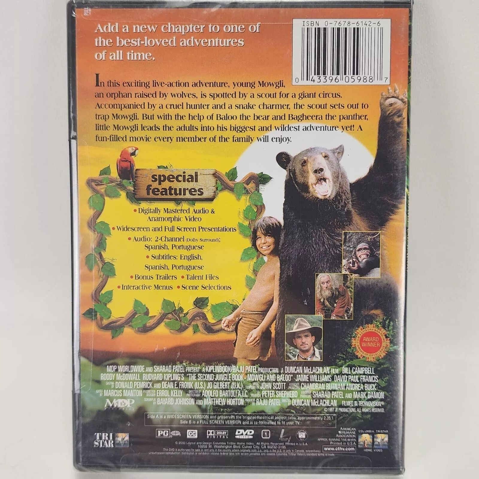 The Second Jungle Book - Mowgli and Baloo (DVD)