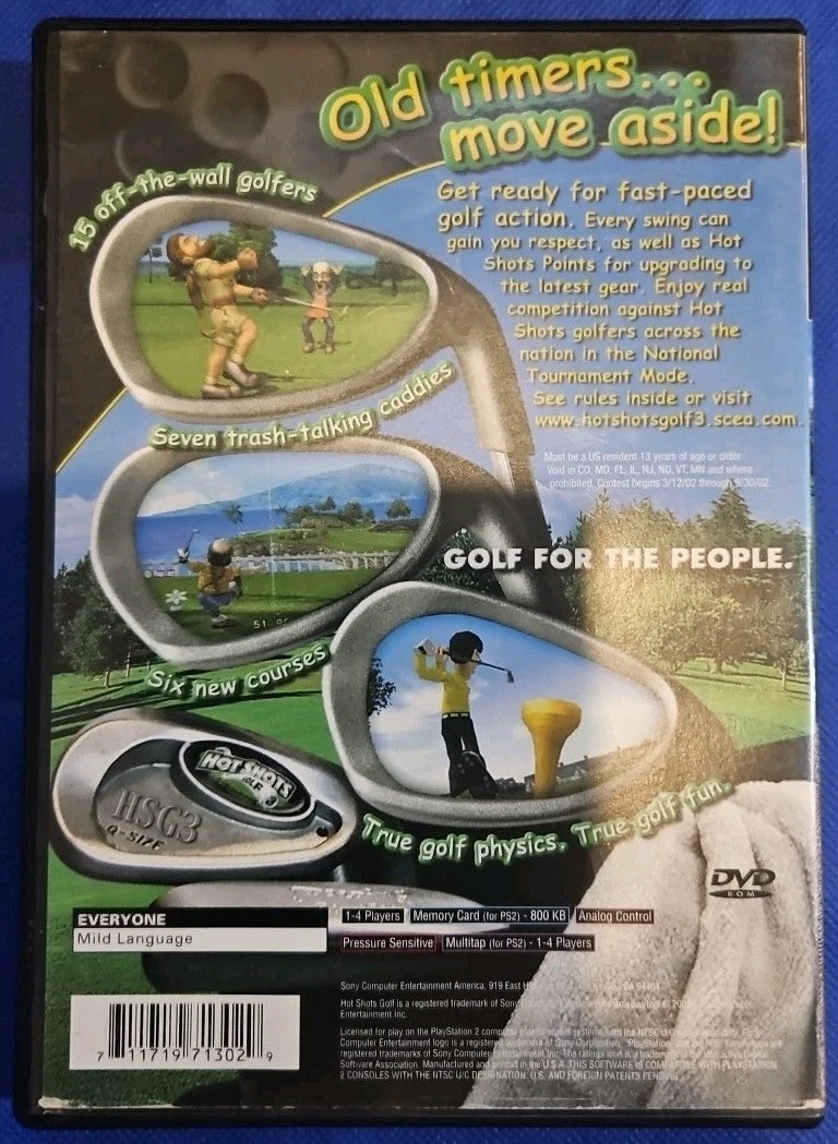 Hot Shot Golf 3 (PS2) Mint. Tested. W/Manual. 