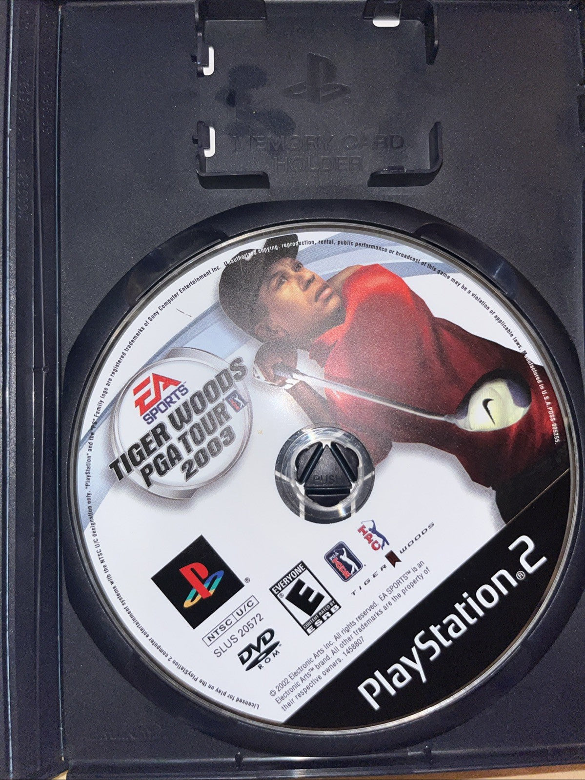 Tiger Woods PGA Tour 2003 ( PS2). CIB W/ Manual + reg Card.