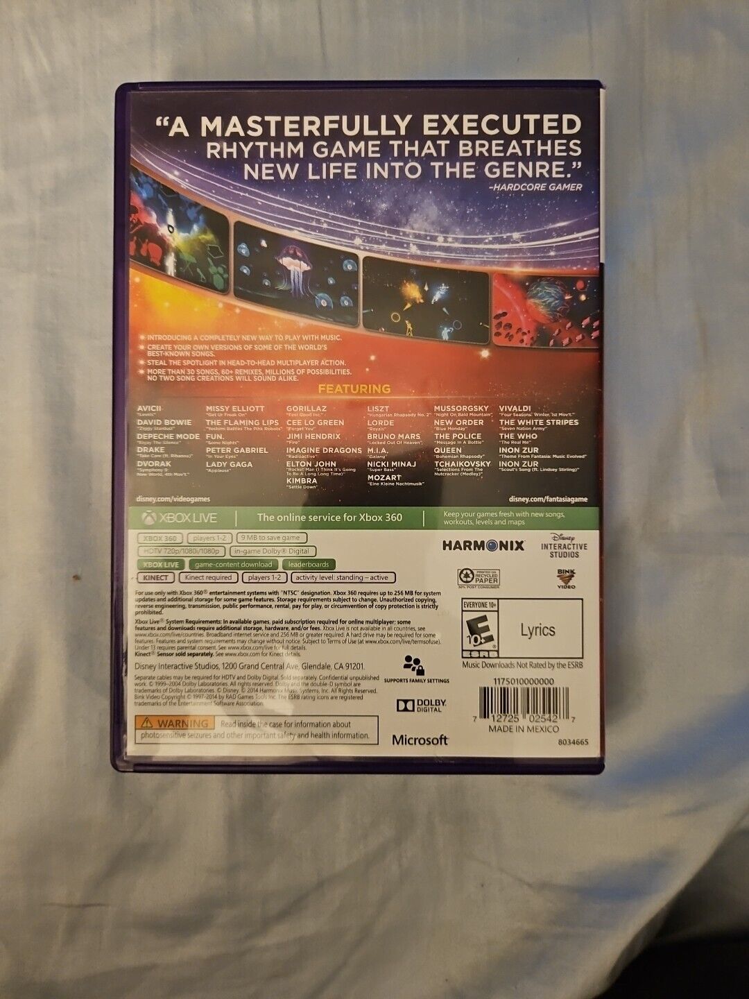 Fantasia: Music Evolved - Microsoft Xbox 360