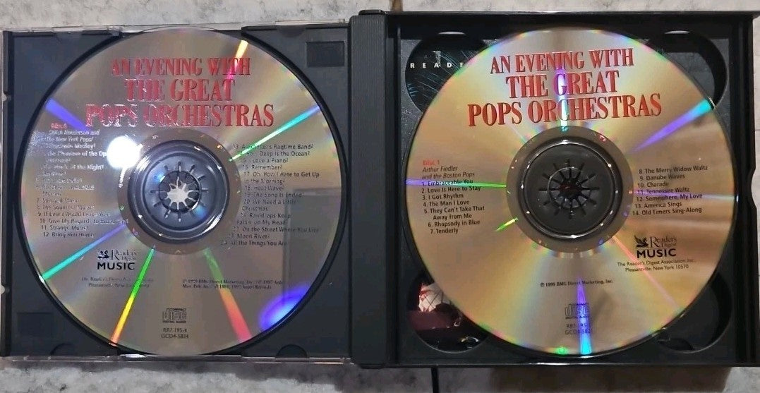 An Evening with The Great Pops Orchestras (2 CDs) Missing Disc 3 & 4