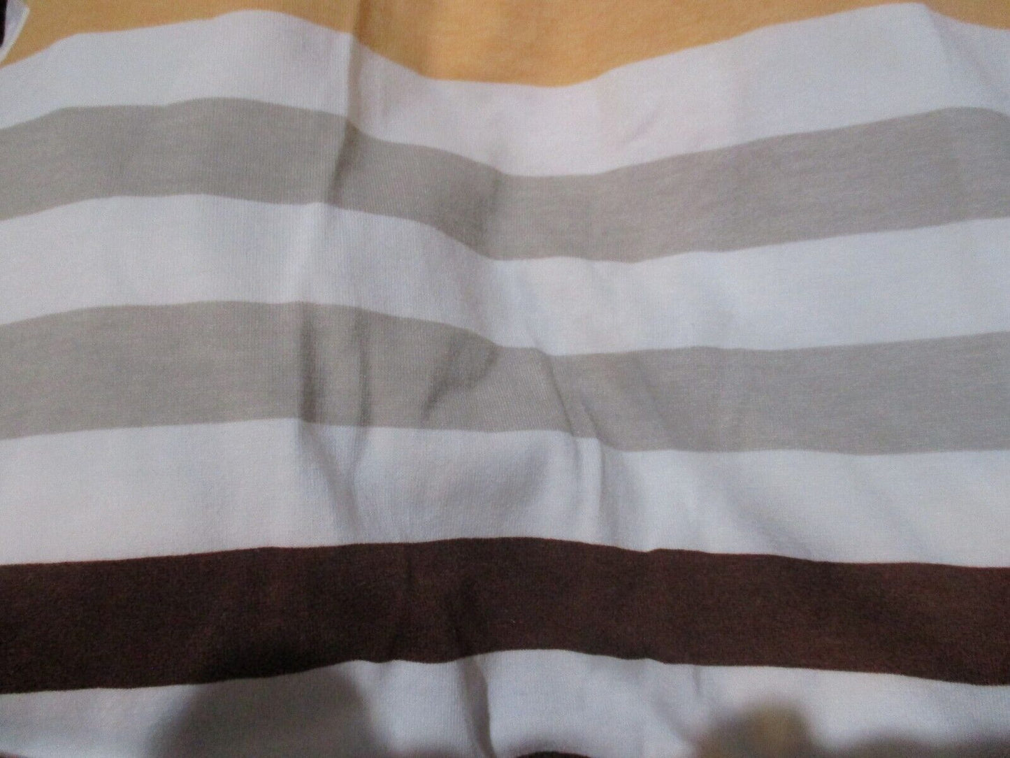 LuLaRoe NWT Melissa Stripes Small Red Brown Yellow Gray