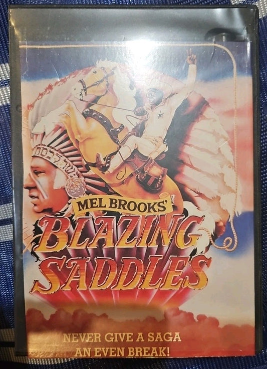 Blazing Saddles (DVD, 1997) Tested crop artwork slim case