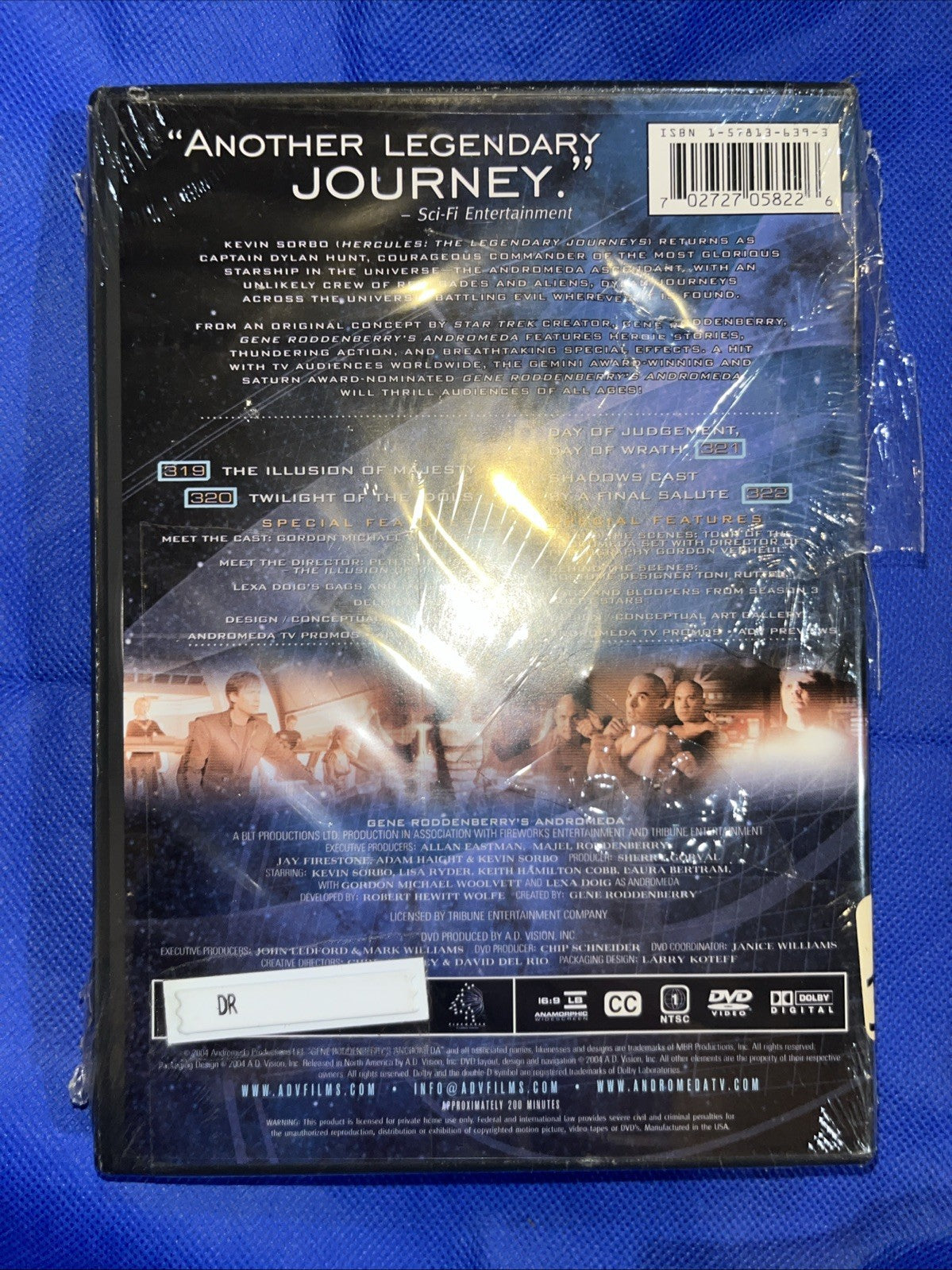 Andromeda - Season 3: Vol. 5 (DVD, 2004, 2-Disc Set) Sealed