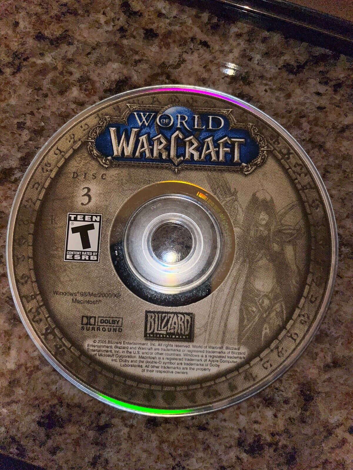 World of Warcraft for PC or Mac replacement discs (2,3,4&5)