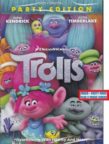 Trolls (DVD, 2016) New Sealed