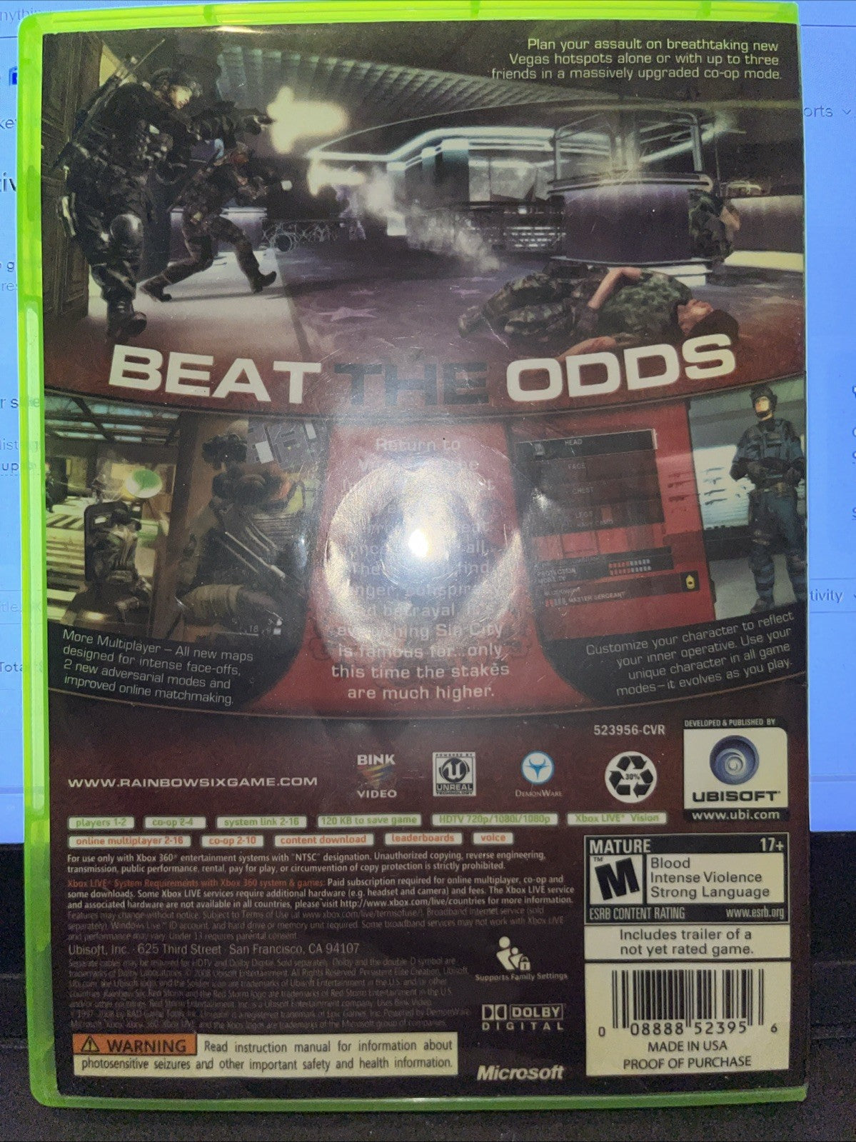 Rainbow Six Vegas 2 - Microsoft Xbox 360