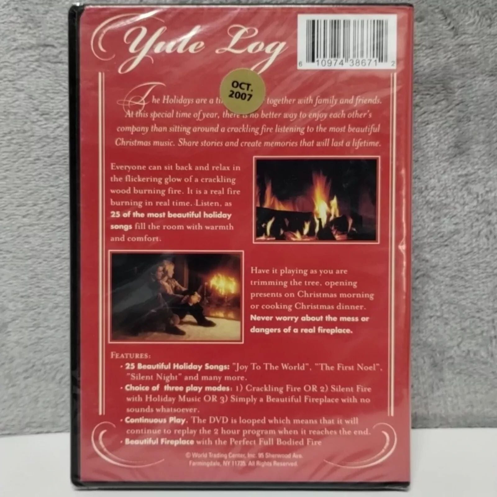 Yule Log (DVD) Brand New