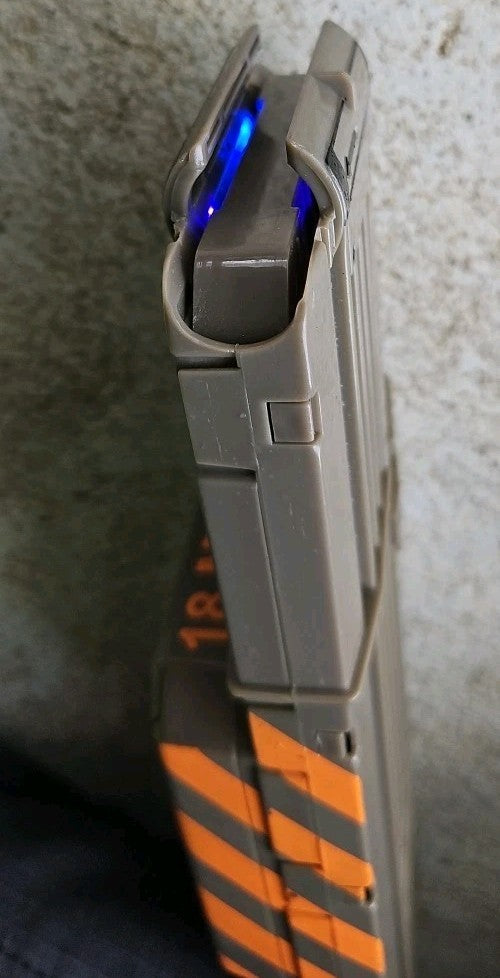 NERF N-Strike Firefly Elite 18 Round Dart Light Up Magazine Ammo Mag Clip Gray. 