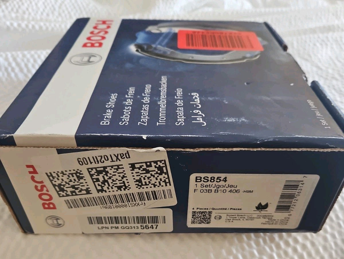 Genuine Bosch Bosch Parking Brake Shoe Set BS854