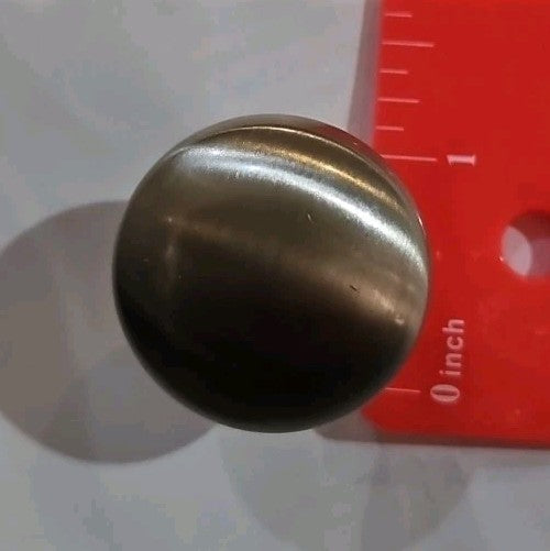 301 Stainless Steel Drawer Knobs 1-3/8" Diameter  1-1/4 Tall. Combined Shipping