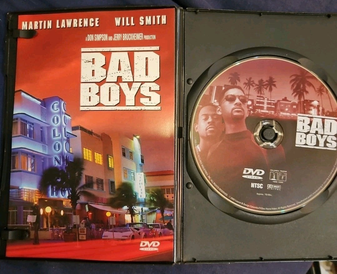 Bad Boys (DVD, 1995) Slimcase. Cropped Sleeve.