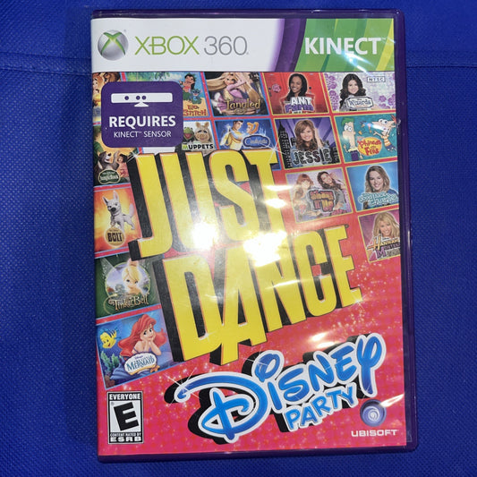 Just Dance: Disney Party (Microsoft Xbox 360, 2012) CIB Manual Tested New Case