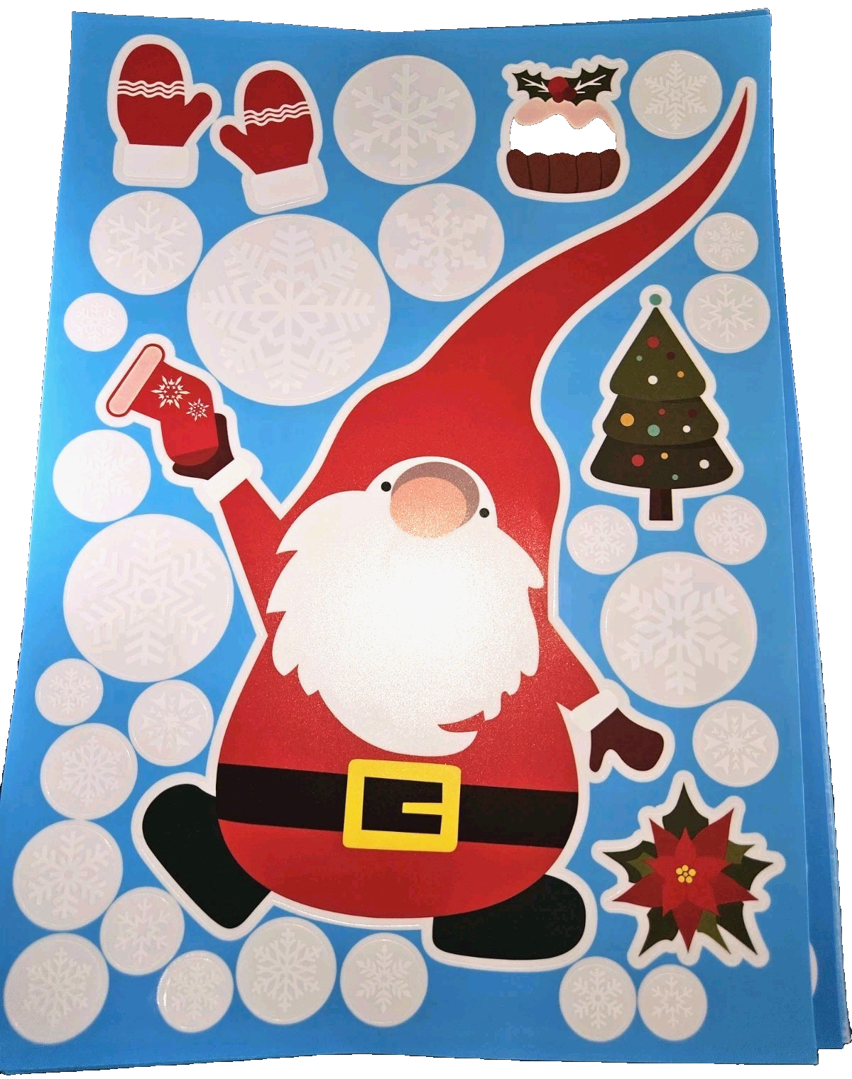 Christmas Spray & Cling Decals 8 Sheets -240 Decals