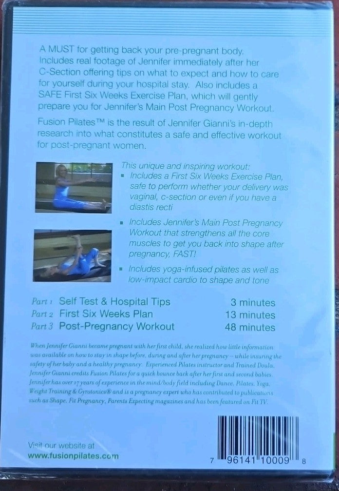 Pilates for Post Pregnancy & C-Section Recovery [Exercise] (DVD, 2005)