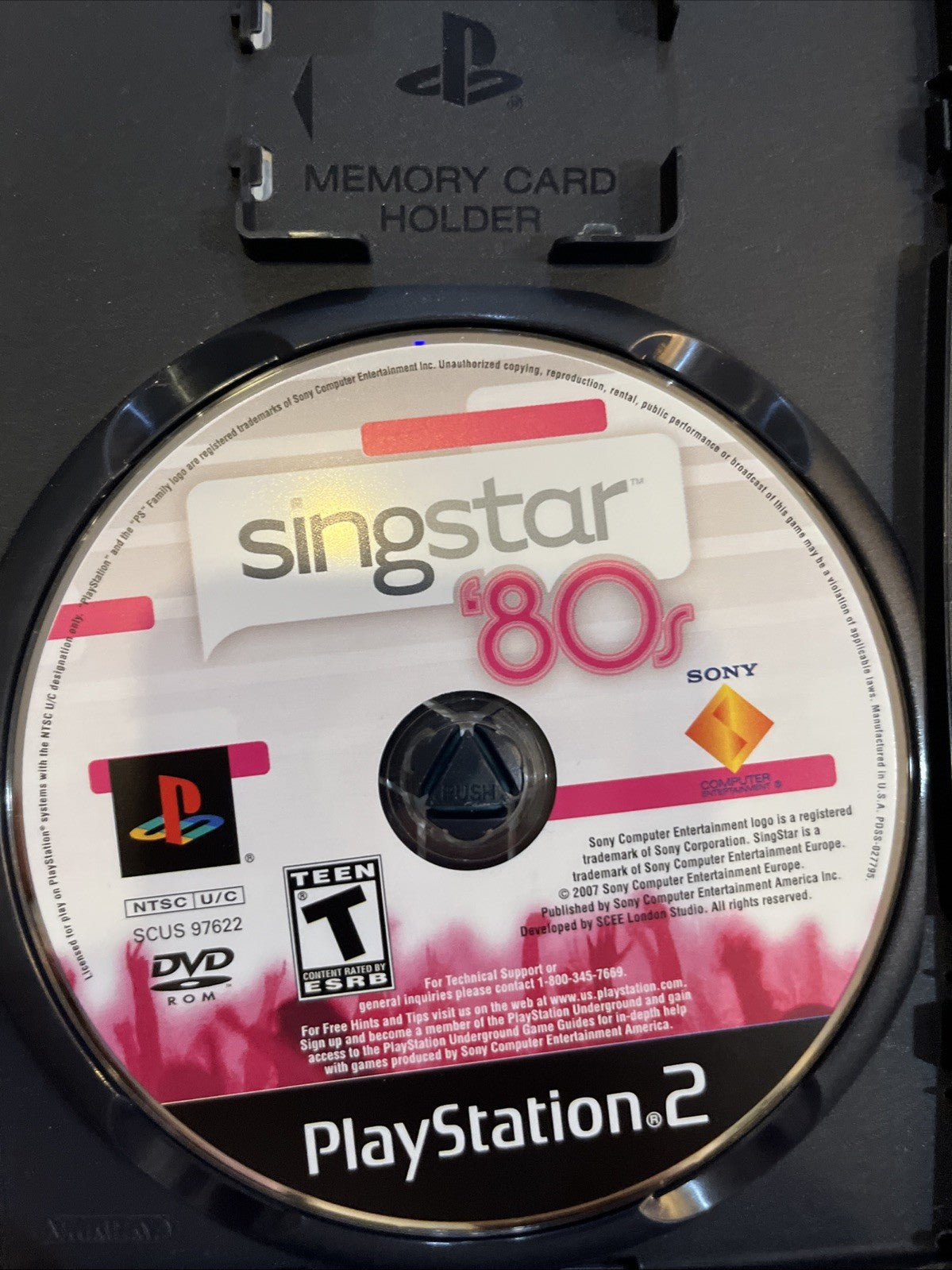 SingStar '80s ( PS2)  CIB. W/Manual. Original Case