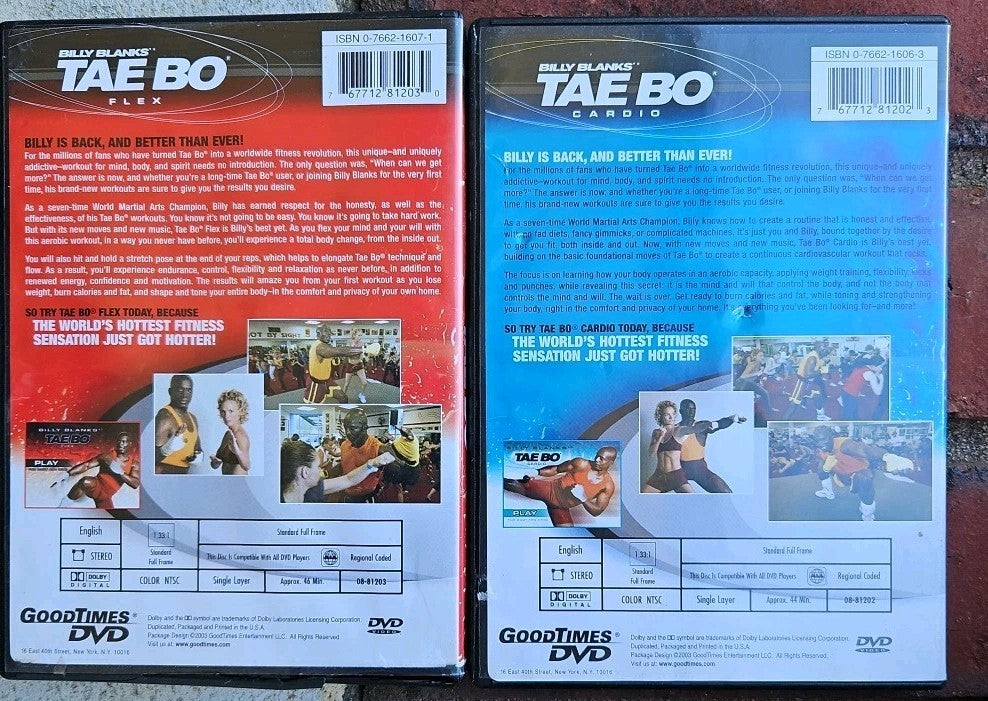 Billy Blanks - Tae Bo Flex + Cardio  (2 DVD) 