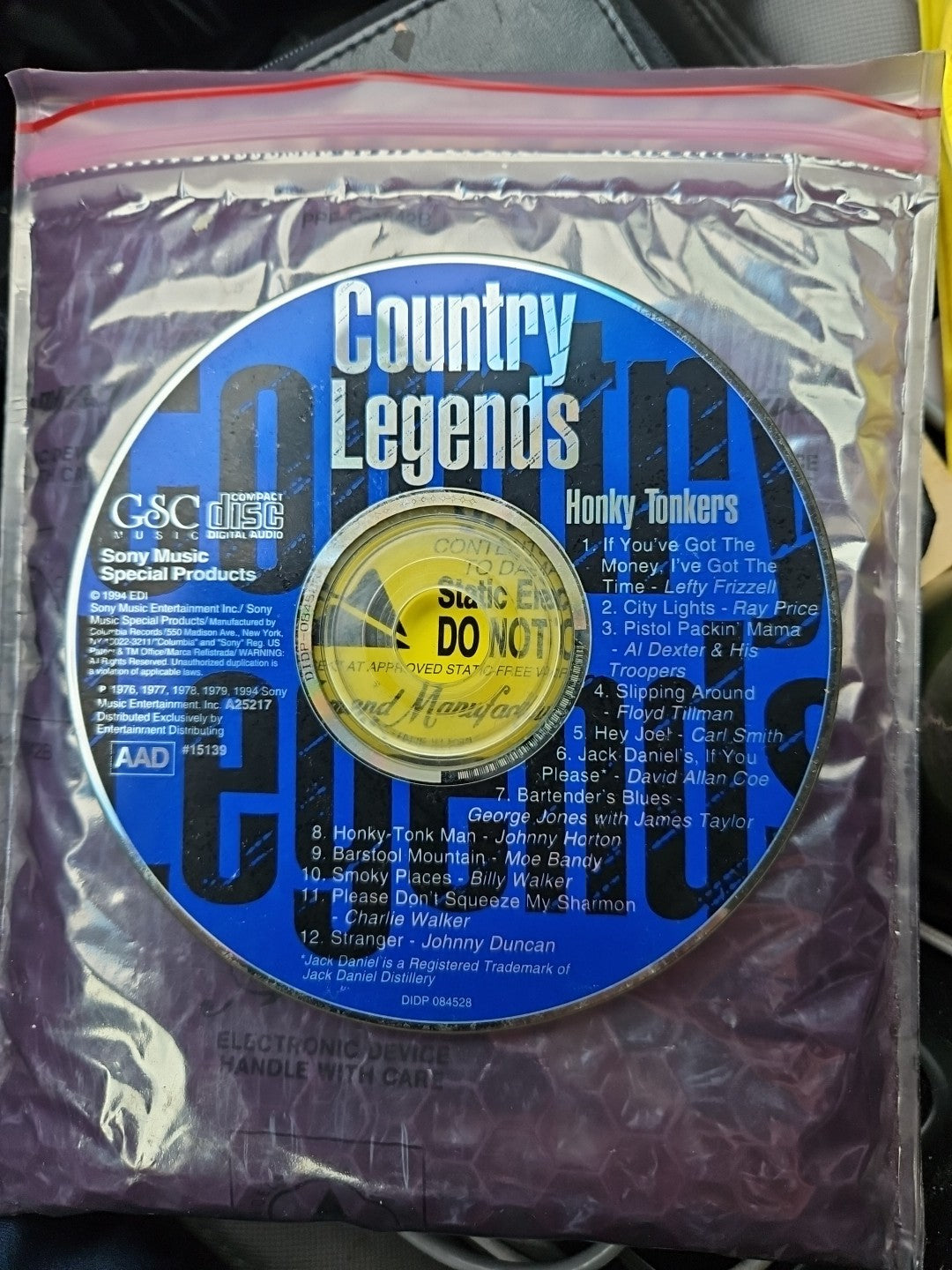 Country Legends 36 All Time Favorites 3 CD Set Honky Tonker American Working Man