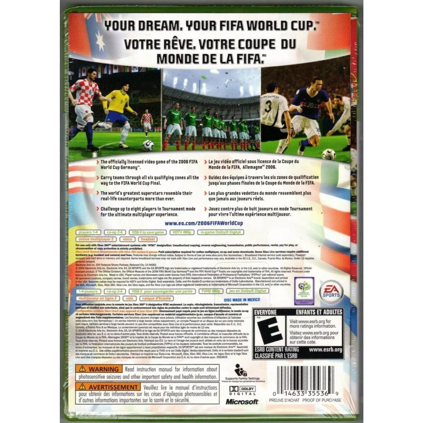 FIFA World Cup Germany 2006 - XBOX 360 - New Case. Tested.