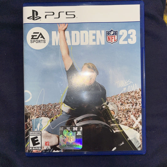 MADDEN NFL 23 - Sony PlayStation 5.  Case, Artwork, & Inserts Only.  NO GAME