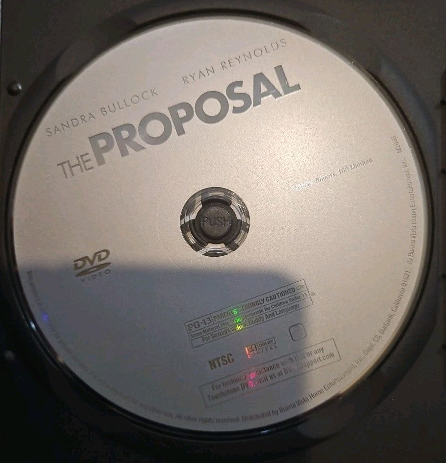 The Proposal (DVD, 2009) Slimcase. Artwork Cropped. Tested