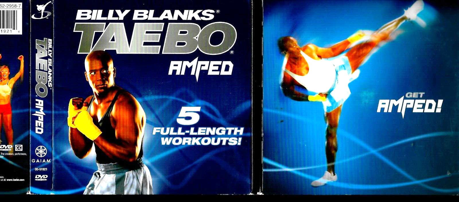Billy Blanks TAE BO Amped 5 Full-Length Workouts (DVD, 2007)