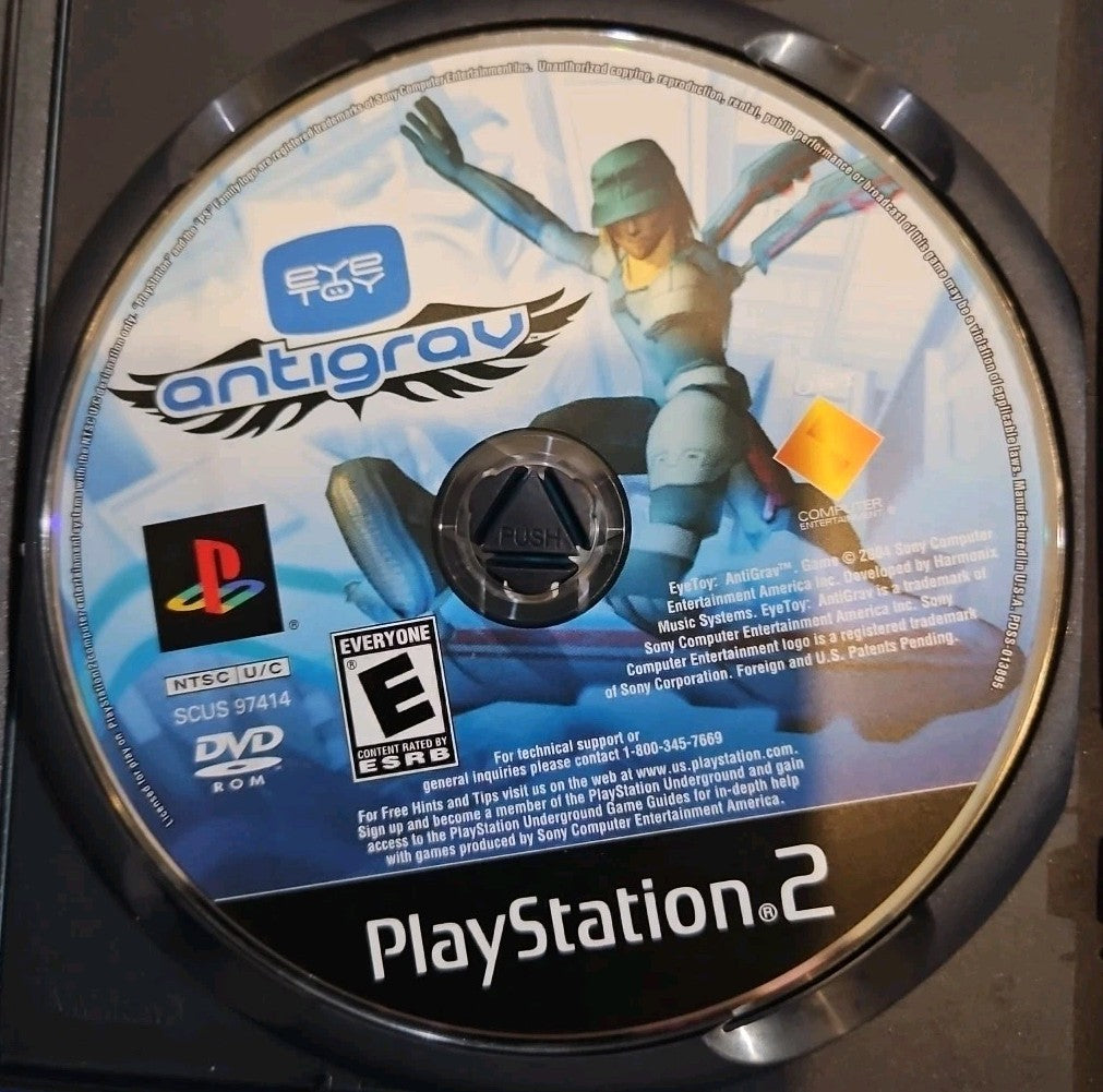 Antigrav (PS2) Eyetoy Required. Mint w/Manual. Tested