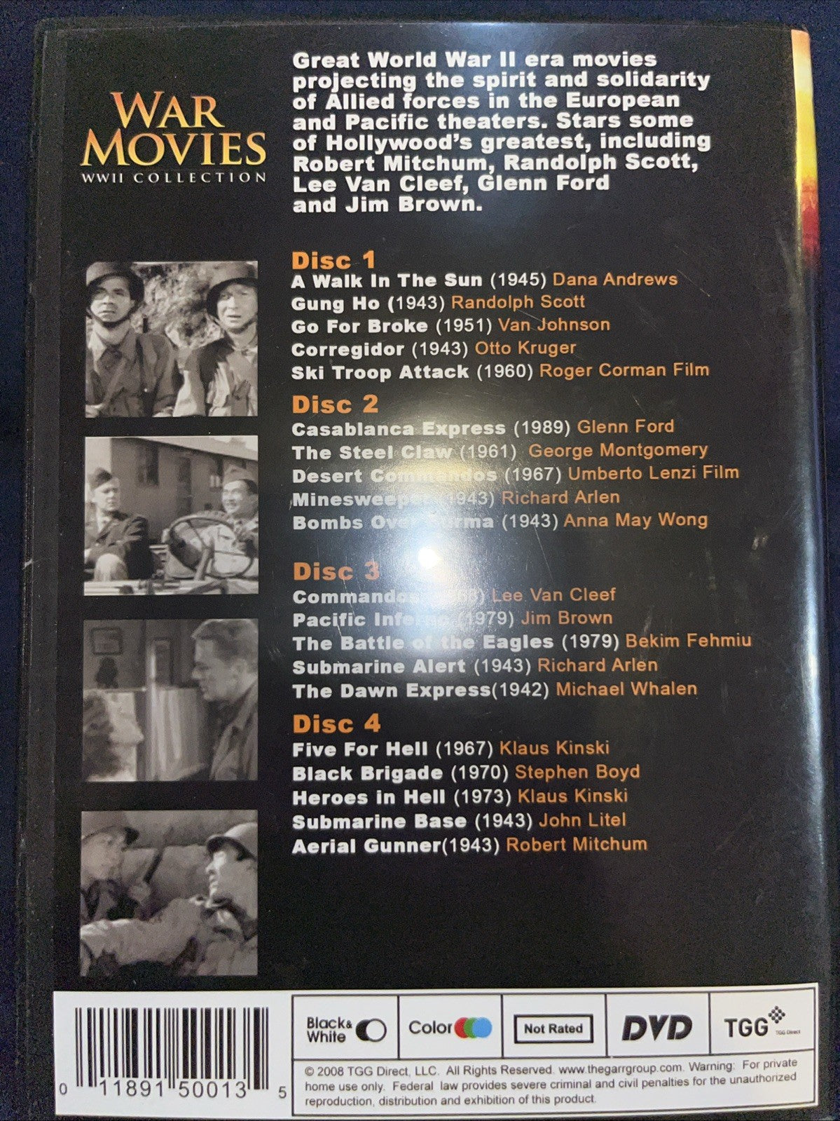 War Movies: WWII Collection (DVD)