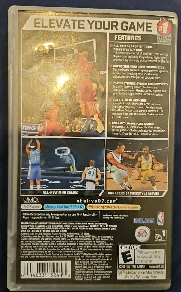 NBA Live 07 PSP CIB Complete In Box. Tested