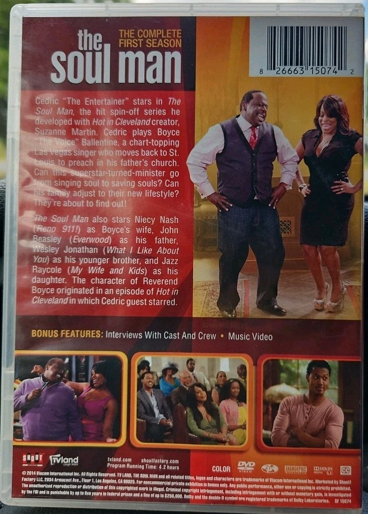 The Soul Man: The Complete First Season (DVD, 2014, 2-Disc Set) New Sealed