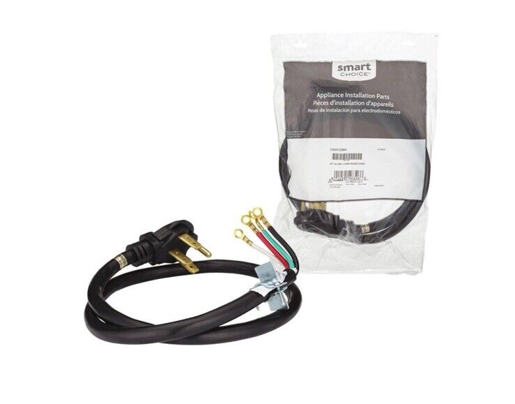 Electrolux Smart Choice 4' 40 Amp 4 Wire Power Cord 40 Amp 240V Part# 5304512984