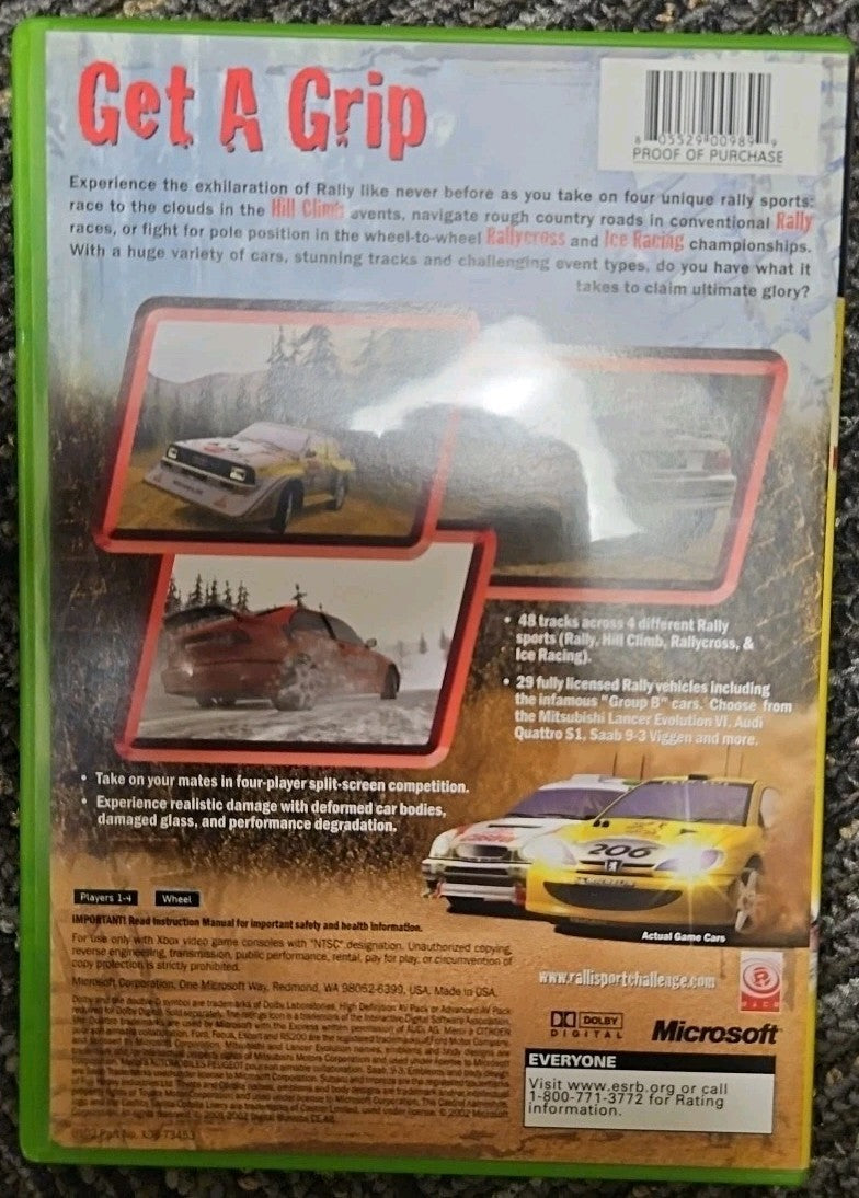 Rallisport Challenge (Xbox) Tested. No Scratches. New Case