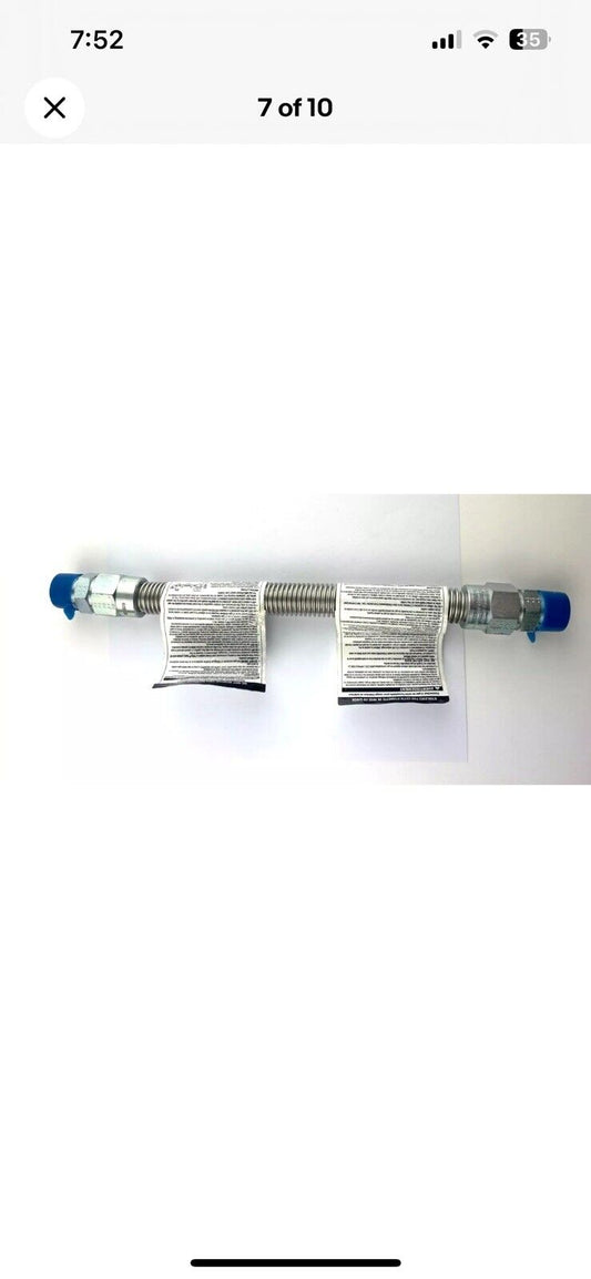 Dormont 376-92-M Stainless Steel Gas Connector 3/4” X 14” Male / Male New