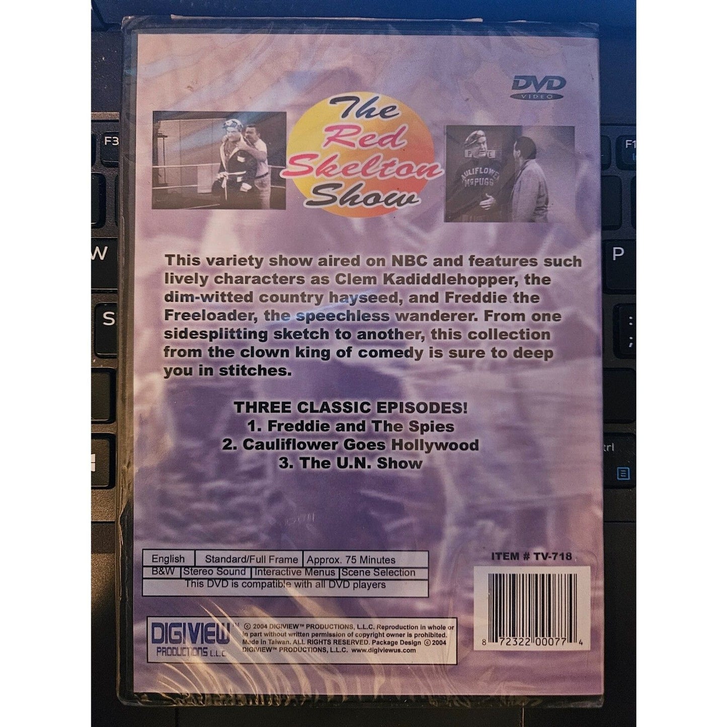 The Red Skelton Show (DVD) 3 Episodes - Brand New Sealed