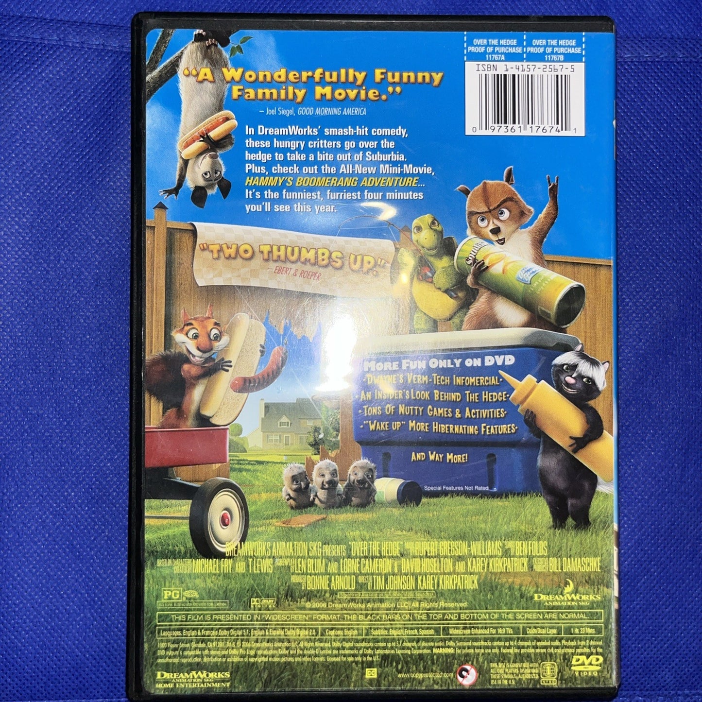 Over the Hedge (DVD, 2006, Widescreen Version)