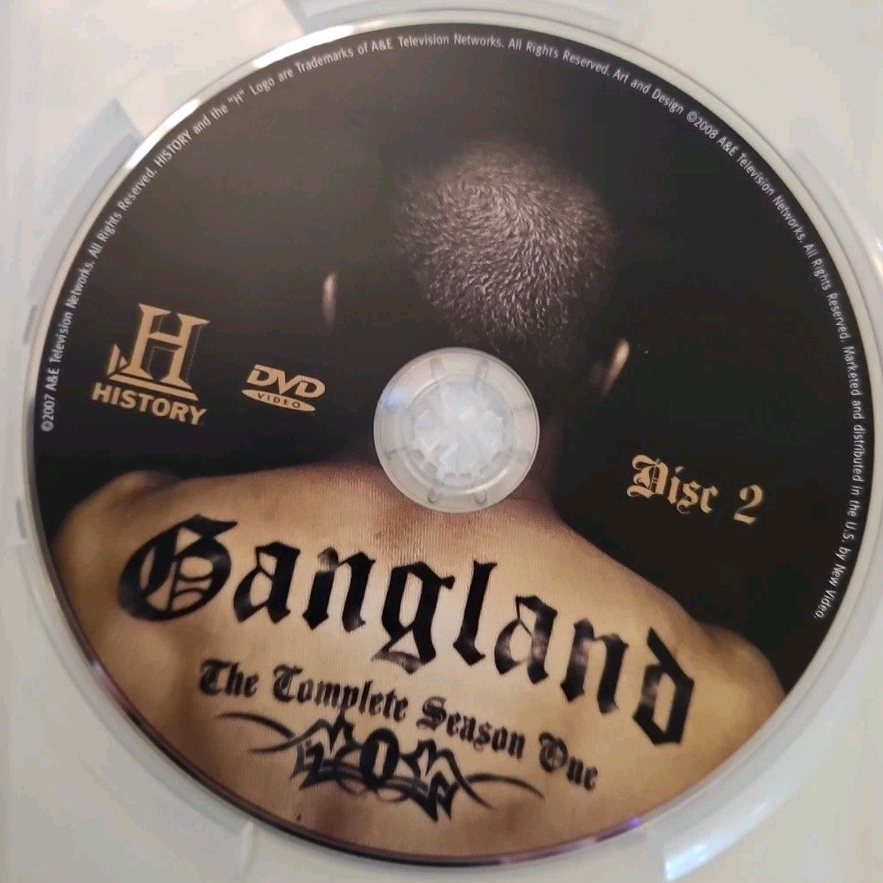 Gangland: Complete Season 1 (DVD) Discs 2, 3 & 4 ONLY.  MISSING DISC 1 READ