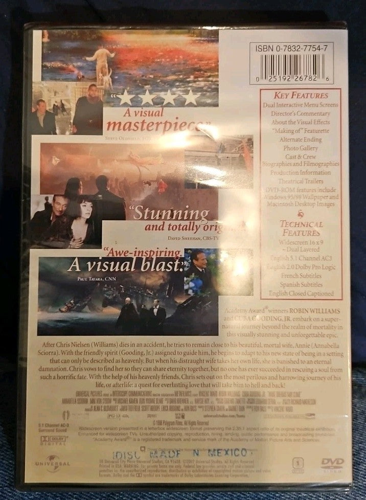 What Dreams May Come (DVD, 1998)