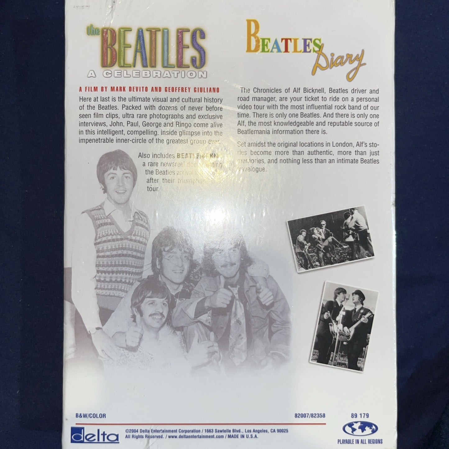 The Beatles Celebration / The Beatles Diary 2 DVD Set NOS Factory Sealed