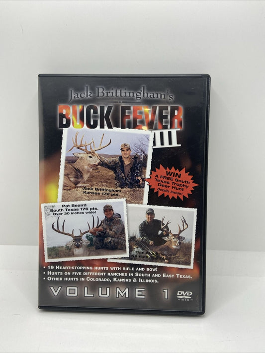 Jack Brittinghams Buck Fever III Volume 1 (DVD, 2003)