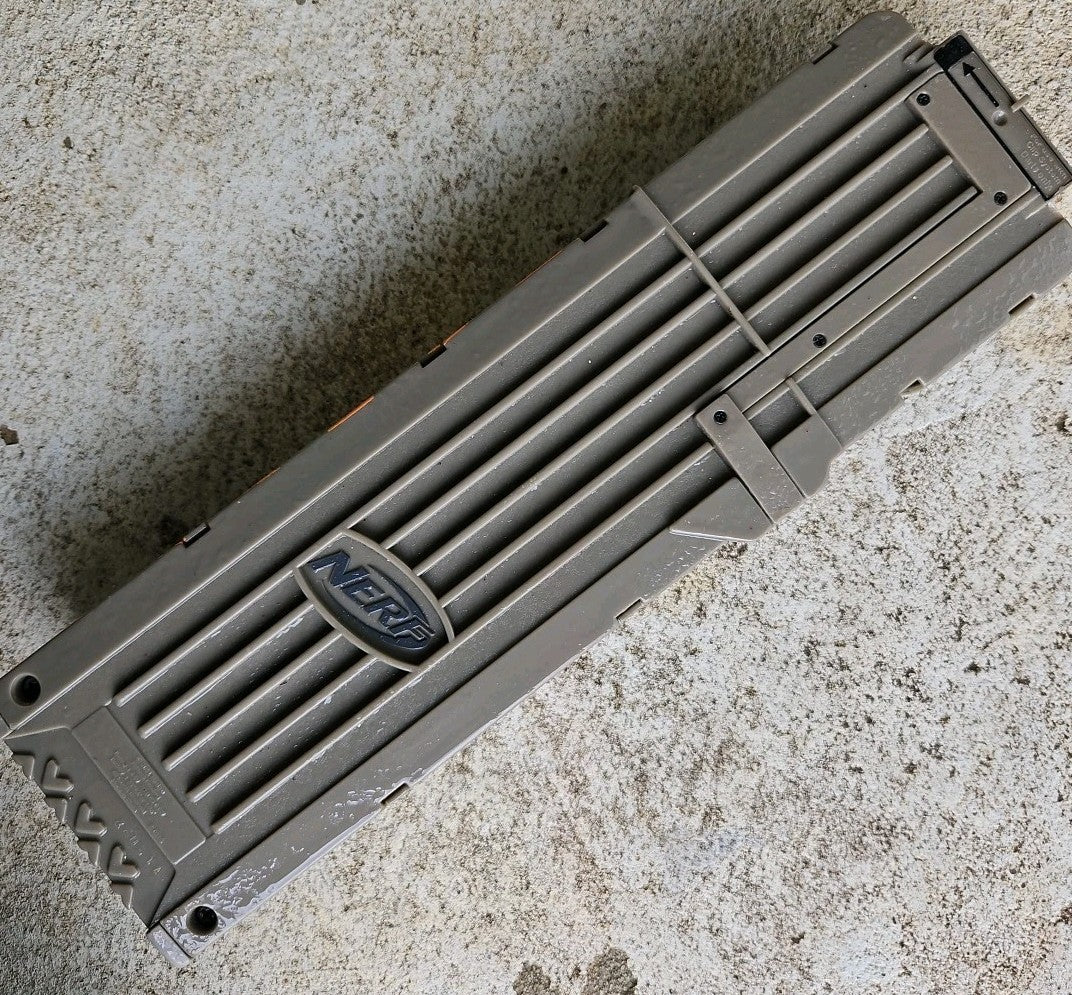 NERF N-Strike Firefly Elite 18 Round Dart Light Up Magazine Ammo Mag Clip Gray. 