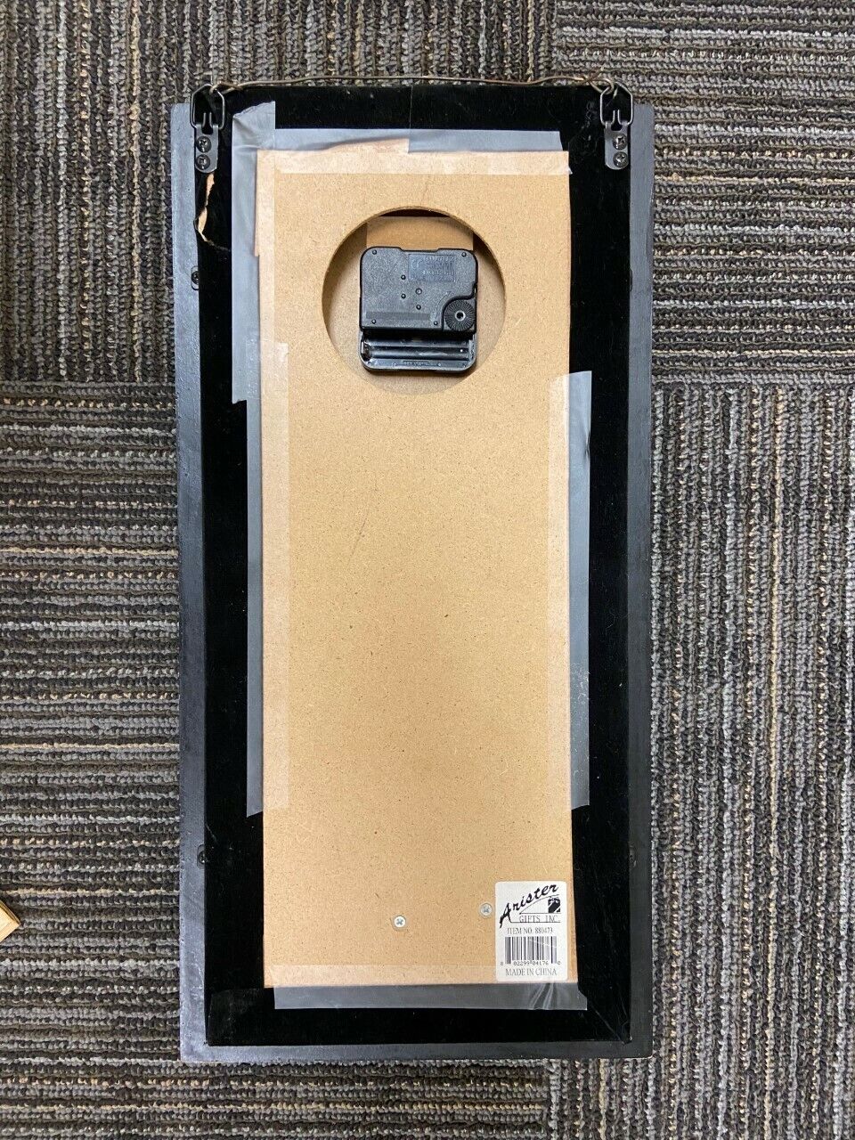 Arister #880473 Shadow Box "Music Shop" Wall Clock