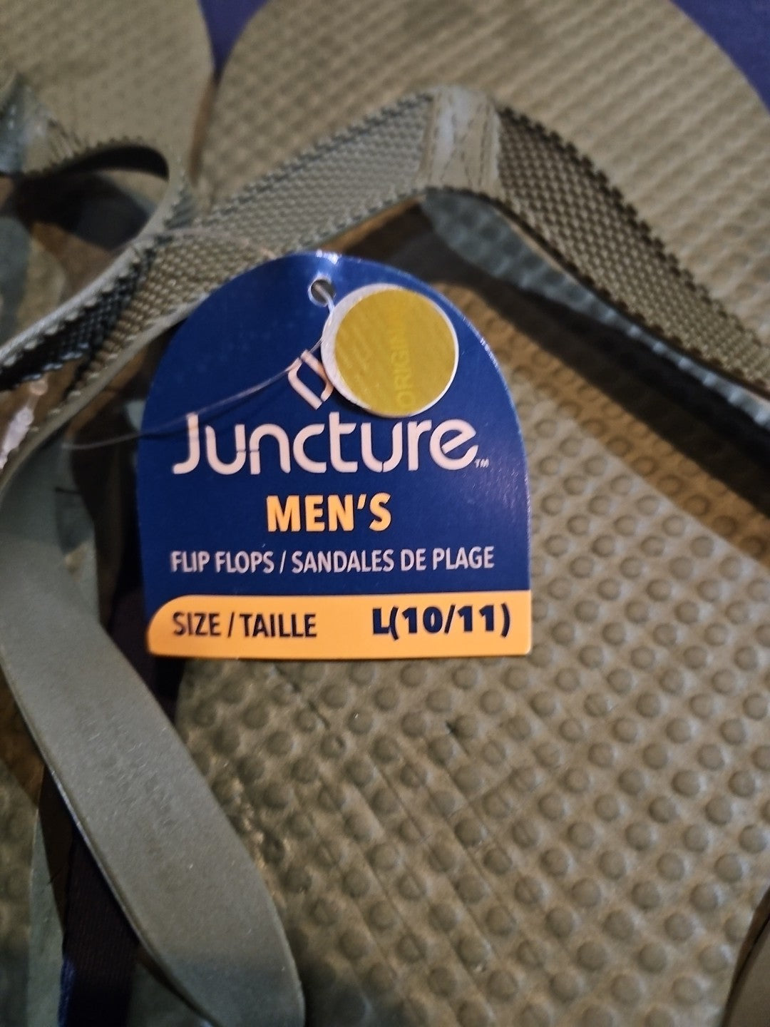 Juncture Men's Size Medium 10/11 Forest Green Flip Flips