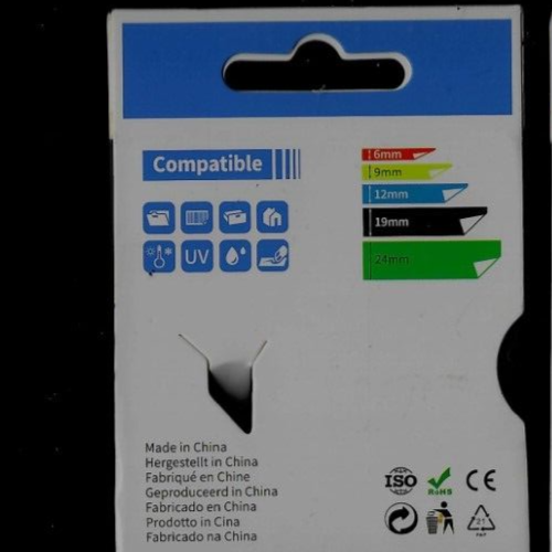 Black on White Label 40913 Compatible Dymo D1 Tape 9mm x 7m LabelMaker