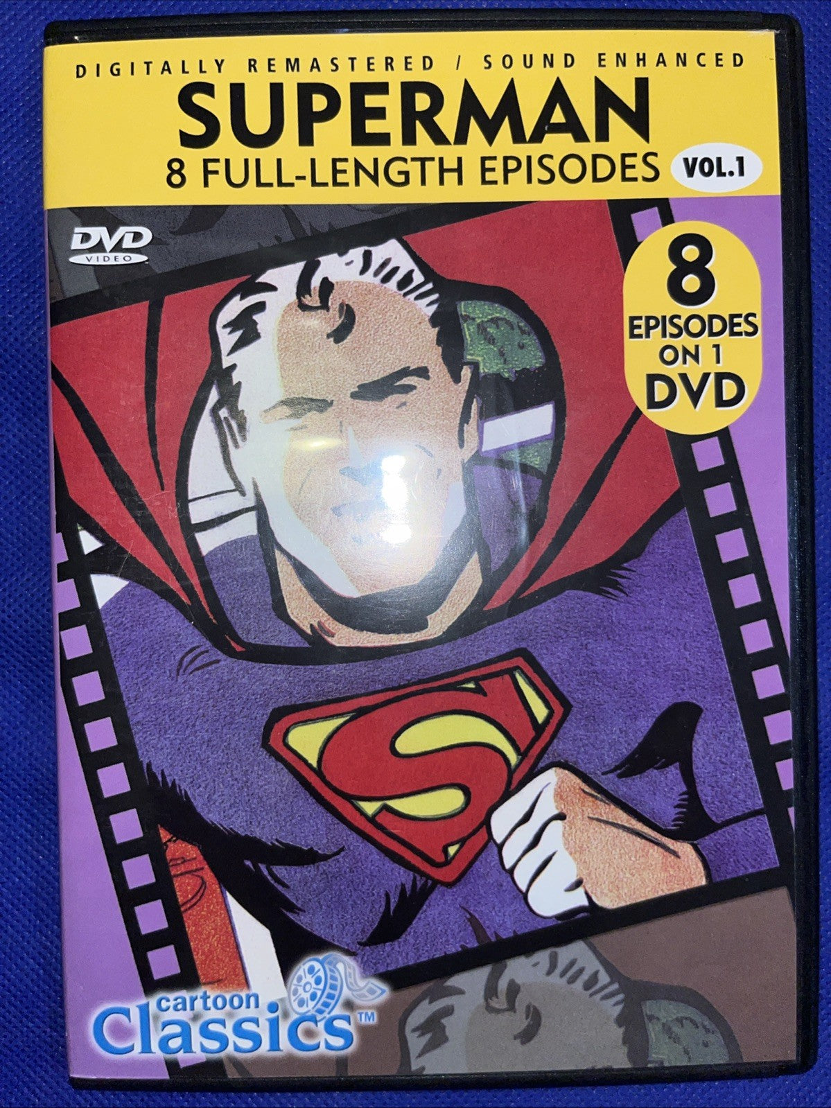 Superman Cartoon Classics (DVD, 2005, Region ALL). FACTORY SEALED.