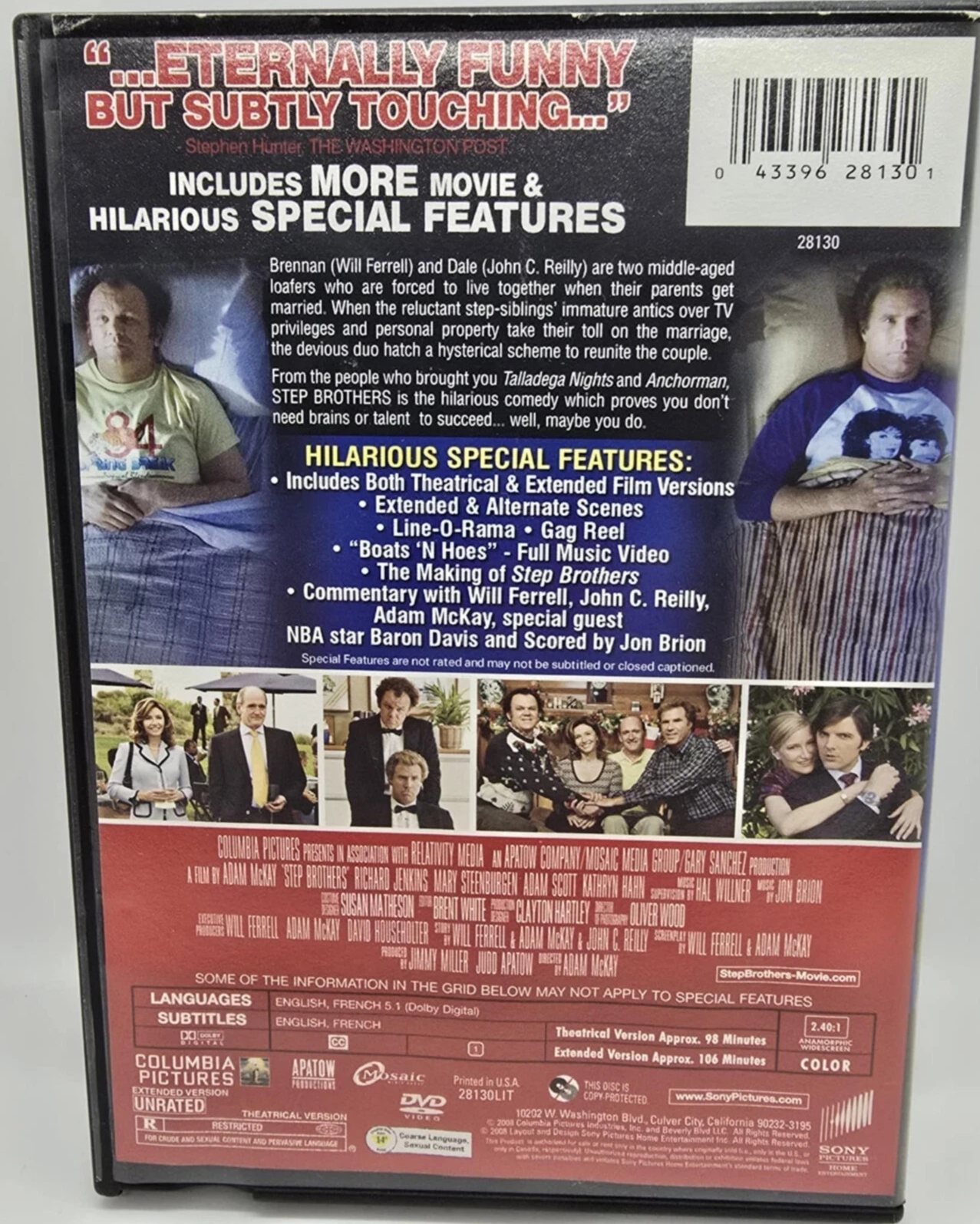 Step Brothers BLOCKBUSTER EDITION(DVD, 2008, Unrated Widescreen)