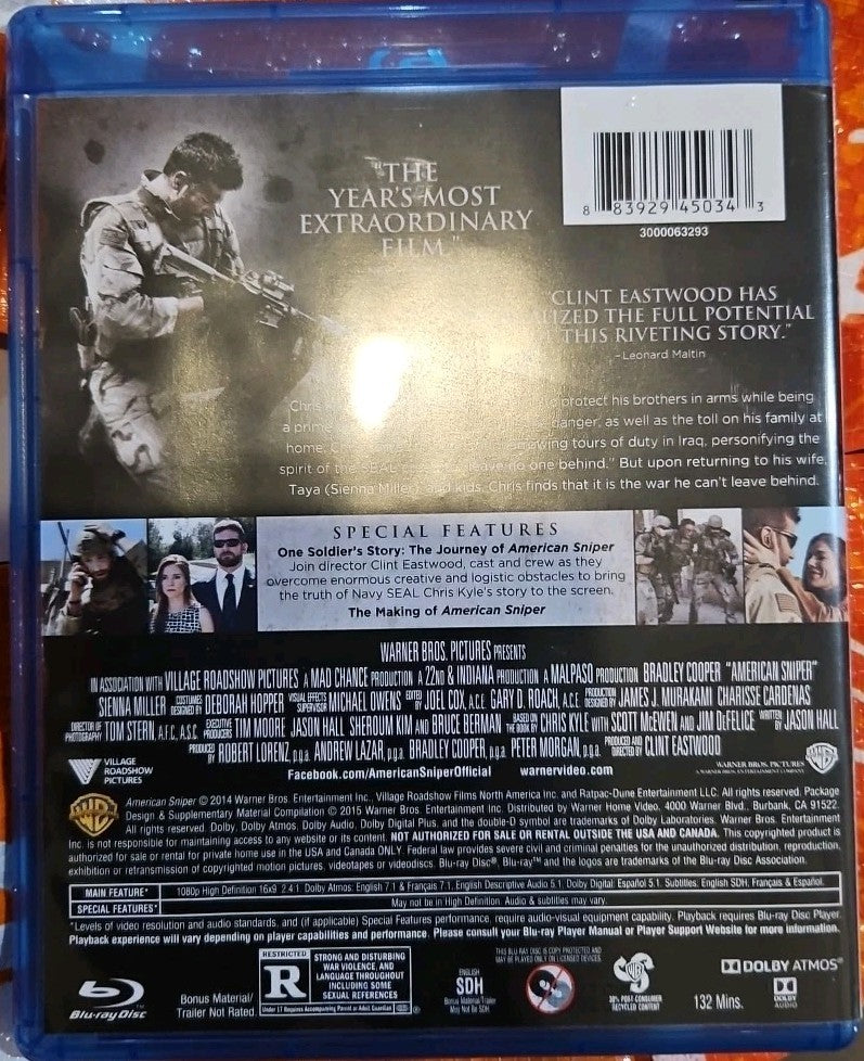American Sniper (Blu-ray, 2014)
