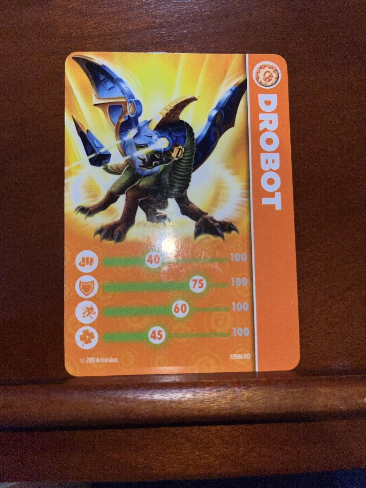 Skylanders Drobot With Cards