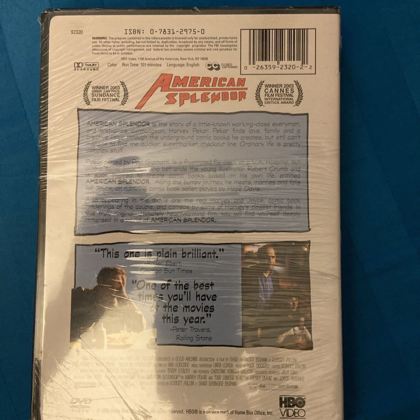 the American Splendor DVD Paul Giamatti 2004 MOVIE